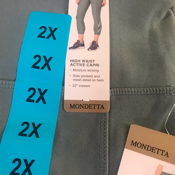 MONDETTA high waisted women’s active Capri(no offer unless you bundle please ) - Picture 10 of 17